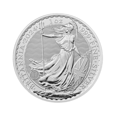Zilveren Britannia munt 1 troy ounce