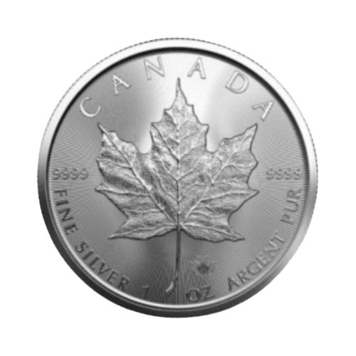 Zilveren Maple Leaf munt 1 troy ounce