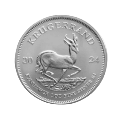 Zilveren Krugerrand munt 1 troy ounce