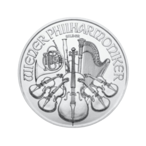 Zilveren Philharmoniker munt 1 troy ounce