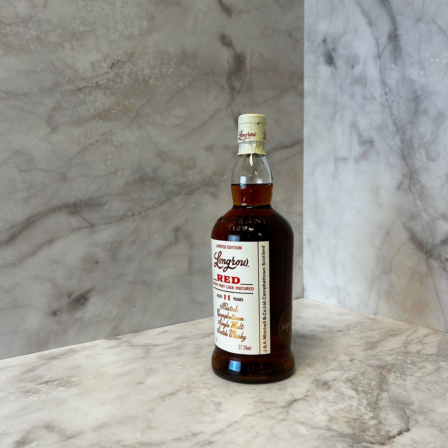 Longrow 11 years Red Tawny port
