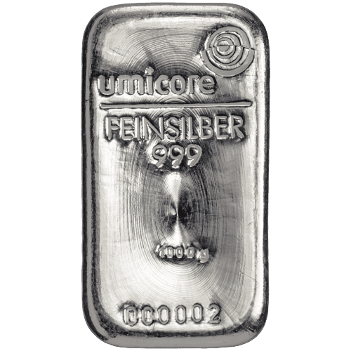 1 kilo zilverbaar Umicore